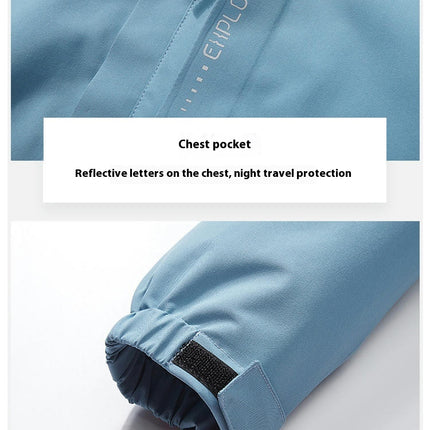 Ski Jacket Waterproof 3 in 1 Winter Jacket Windproof Warm Fleece Hooded Snowboard Mountain Snow Coat