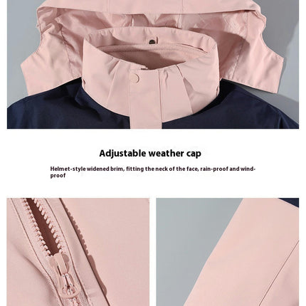 Mens Winter Skiing Jacket 3 in 1 Waterproof Warm Snow Fleece Lining Coat Hooded Windproof Jacket