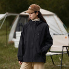 Women's single coat - black