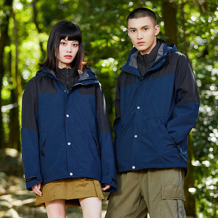 Women's Three-in-one Jacket, Men's Outdoor Camping and Hiking Waterproof Jacket 1