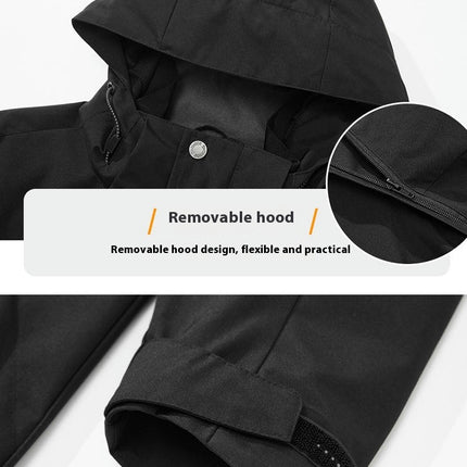 Women's Three-in-one Jacket, Men's Outdoor Camping and Hiking Waterproof Jacket