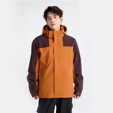 Women's 3-in-1 Jacket with Removable Fleece Lining and Mountaineering Ski Suit Men's Jacket