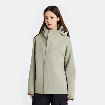 Women's 3-in-1 Jacket with Removable Fleece Lining and Mountaineering Ski Suit Men's Jacket