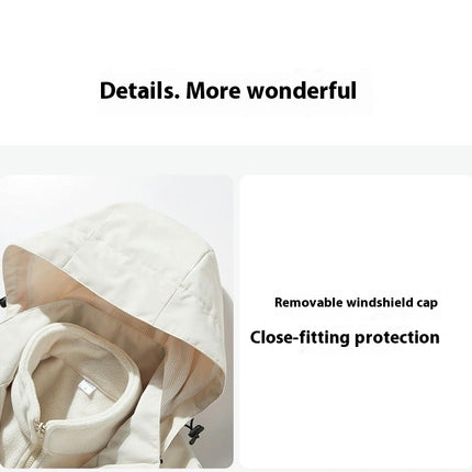 Women's Jacket 3 in 1 Autumn and Winter Couple Windproof Waterproof Ski Jacket Men