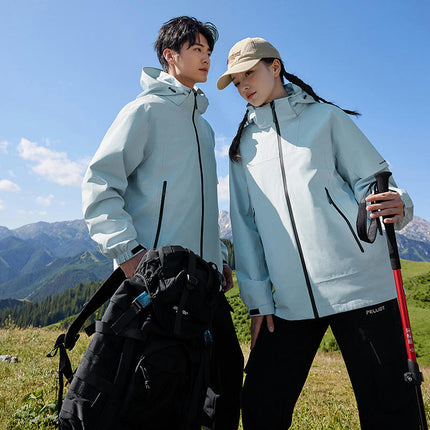 Men's and Women's 3-in-1 Jacket - Windproof, Waterproof and Warm Mountaineering Jacket