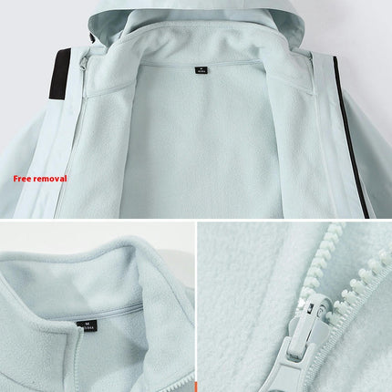 Men's and Women's 3-in-1 Jacket - Windproof, Waterproof and Warm Mountaineering Jacket
