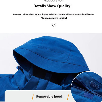 Men's Waterproof 3-in-1 Ski Snow Jacket Puffer Liner Insulated Winter Coat