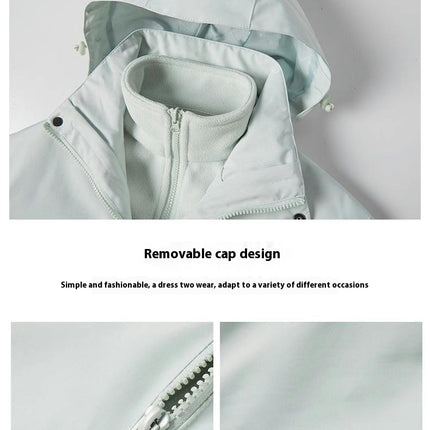 Women's 3-in-1 Winter Coats Snow Ski Jacket Waterproof Windproof Fleece Lined Winter Jacket  1
