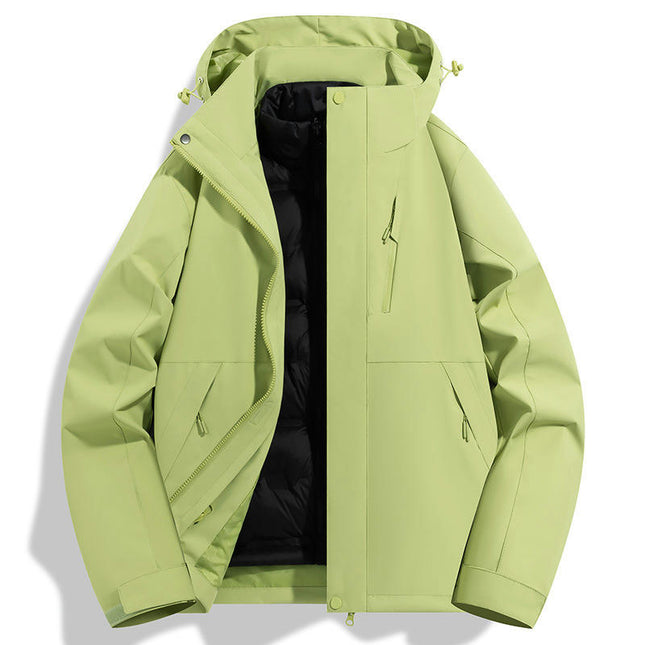 Womens Ski Jackets Waterproof Fleece Snow Coat 3 in 1 Snowboarding Jackets Winter Warm Windbreaker 3
