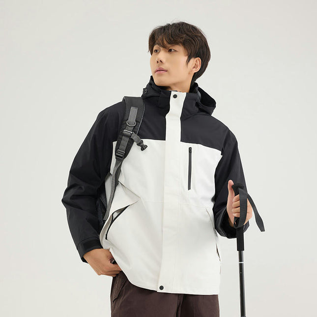 3-in-1 Jacket - Windproof and Waterproof Outdoor Skiing and Mountaineering Jacket for Men and Women 2