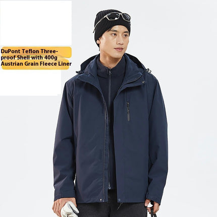 3-in-1 Jacket - Windproof and Waterproof Outdoor Skiing and Mountaineering Jacket for Men and Women 2