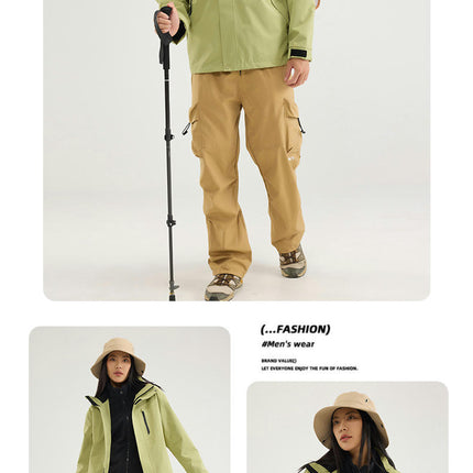 3-in-1 Jacket - Windproof and Waterproof Outdoor Skiing and Mountaineering Jacket for Men and Women 3