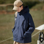 Single-clothed man-dark blue