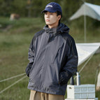 Single-clothed man-dark gray