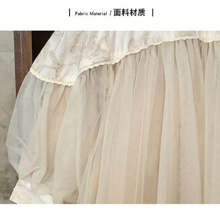 Girls Dresses-Spring and Autumn Super Fairy Birthday Dress Princess Dress