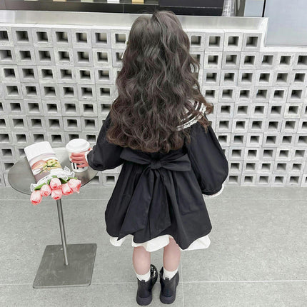 Dress Long Sleeve for Toddler School Style-Spring and Autumn Casual Fashion Dresses