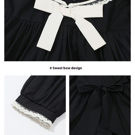 Dress Long Sleeve for Toddler School Style-Spring and Autumn Casual Fashion Dresses