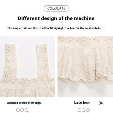 Girls Lace Denim Skirt Suit Stylish Children Baby Girl Spring and Autumn Dress