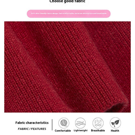 Girls Beaded Dress Spring and Autumn Long Sleeve Knitted Sweater Princess Dress