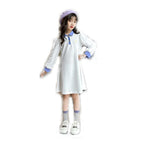 White long-sleeved