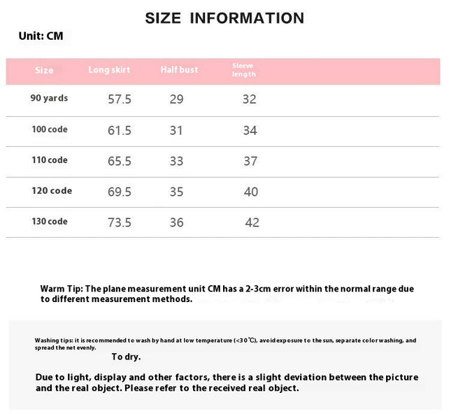 Girls Casual Dress Autumn Long Sleeve Velvet Splicing Mesh Princess Skirt