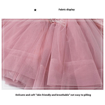 Toddler Girls Flower Dresses Spring and Autumn Long Sleeve Dress