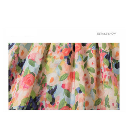 Toddler Girls Ruffle Dress Long Sleeve Flower Flowy Pleated Party Dresses