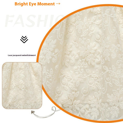 Kids Girls Floral Lace Princess Long Sleeve Dress Photoshoot Outfits Dresses