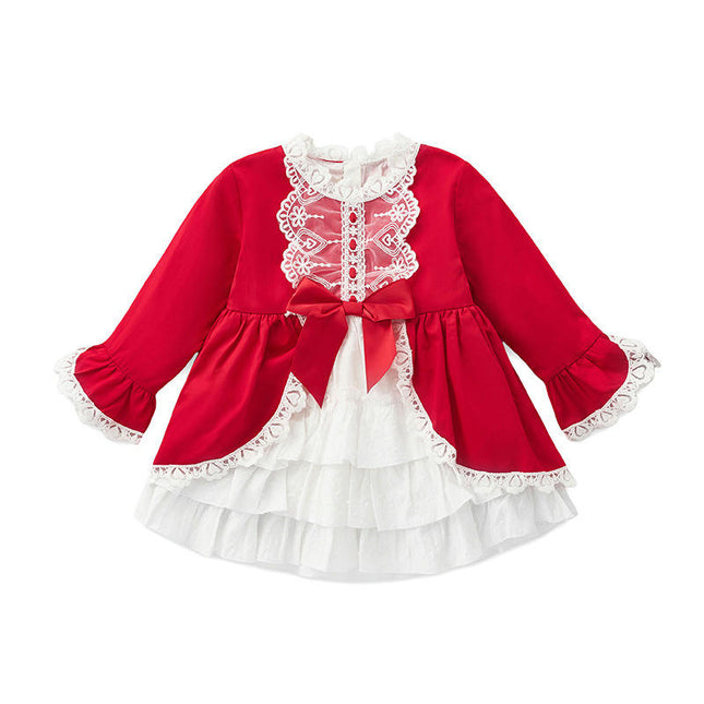 Lolita Dress Girls Kids Infants New Year Long Sleeve Cute Lolita Dress