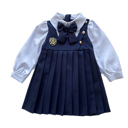 Spring and Autumn Toddler Girls Outfits Long Sleeve Shirt Dress