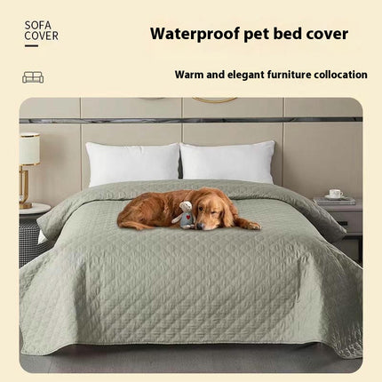 Waterproof Dog Bed Cover Pet Blanket with Anti-Slip Back for Bed Couch Sofa
