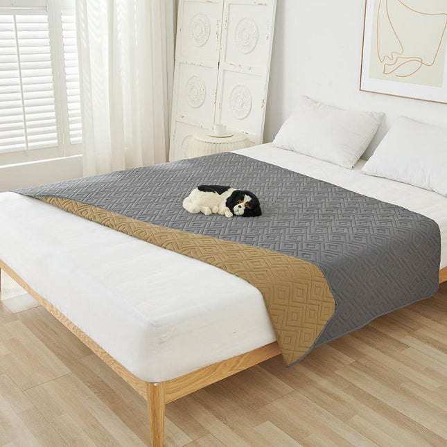 Waterproof Dog Bed Pet Mat with Anti-slip Bottom Suitable for Furniture Bed Sofa