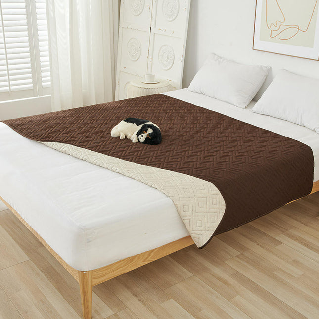 Waterproof Dog Bed Pet Mat with Anti-slip Bottom Suitable for Furniture Bed Sofa 1