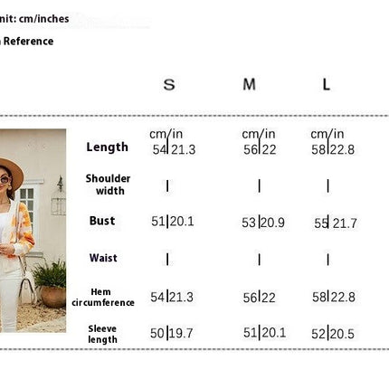 Women Cardigan Open Front Long Sleeve Button Down V-Neck Knit Floral Sweater