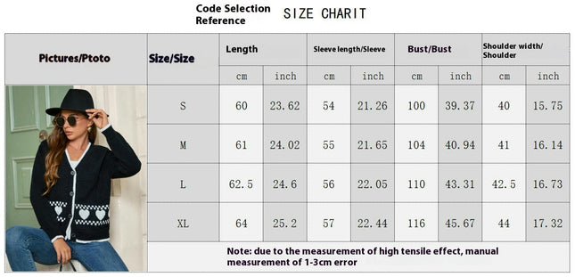 Women Cropped Cardigan Fall Long Sleeve Open Front Heart Print Knit Sweaters