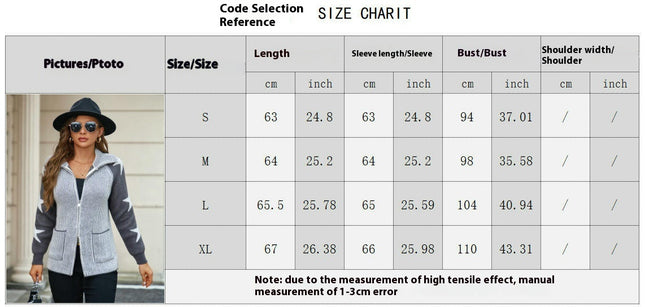 Zip Up Cardigans for Women Long Sleeve Knit Open Front Collared Sweater