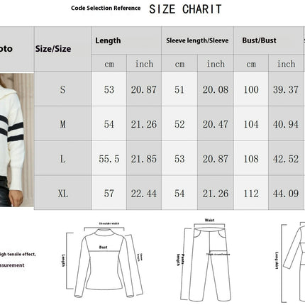 Women's Long Sleeve Sweater Open Front Knit Button Down Lapel Cardigans