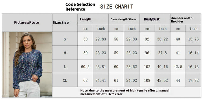 Women's Fall Long Sleeve Crew Neck Color Point Knit Casual Pullover Sweater Tops