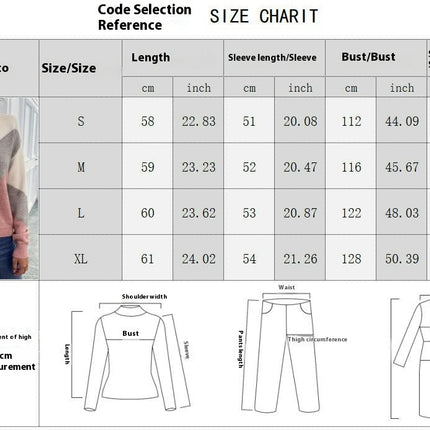 Women's Casual Long Sleeve Crewneck Sweaters Knit Pullover Color Block Jumper Tops