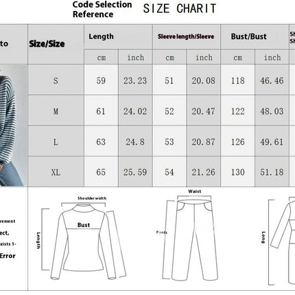 Women's Off The Shoulder Striped Sweaters Long Sleeve Knit Pullover Tops
