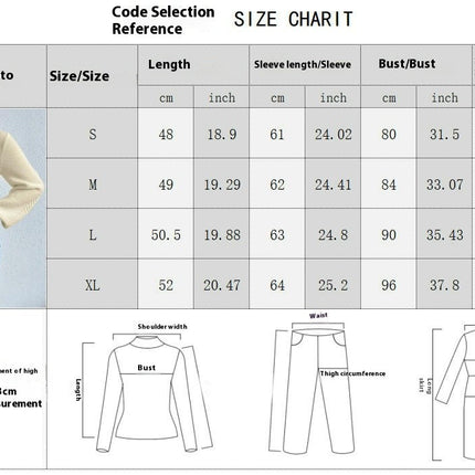 Women's Cable Knit Lantern Long Sleeve Top Casual Square Neck Pullover Sweater