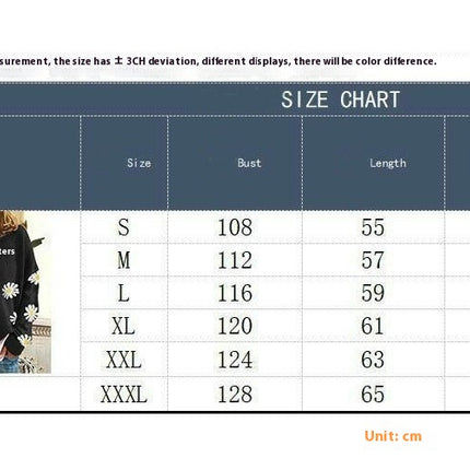Womens Floral Cardigan Knit Button Down Crewneck Long Sleeve Sweater