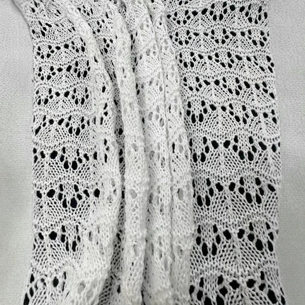 Womens Crochet Maxi Cardigan Open Front Knit Long Sleeve Hollow Sweaters