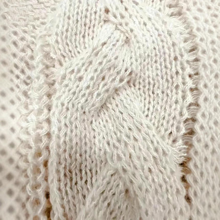 Women's Open Front Long Cardigan Long Sleeve Cable Knit Sweaters