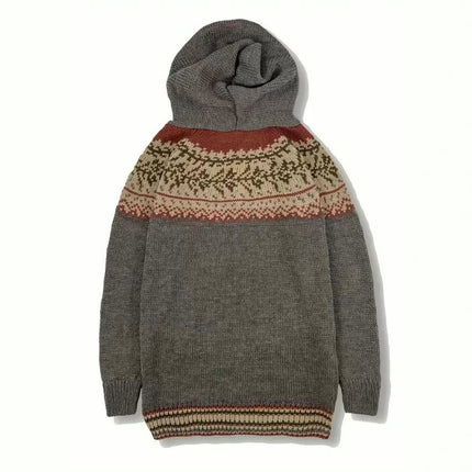 Women's Casual Hooded Cardigan Long Sleeve Button Down Sweater Coat