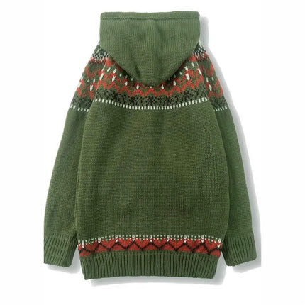 Women's Long Sleeve Button Down Hoodie Knit Sweater Cardigan Outwear