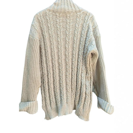 Lazy Loose Knit Sweater Large Size Women's Solid Color Pullover Sweater