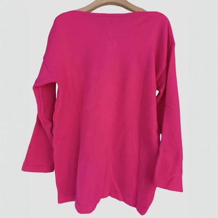 Ladies Lace V-neck Top Long Sleeve Elegant Large Size Pullover Sweater