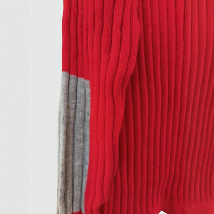 Women's Casual Long-Sleeved Pullover Sweater, Large Size Scarf Collar Sweater