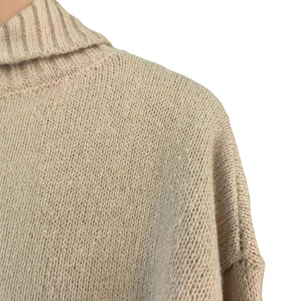 Womens Turtleneck Oversized Sweater Pullover Sweater Casual Fall Loose Knit Jumper